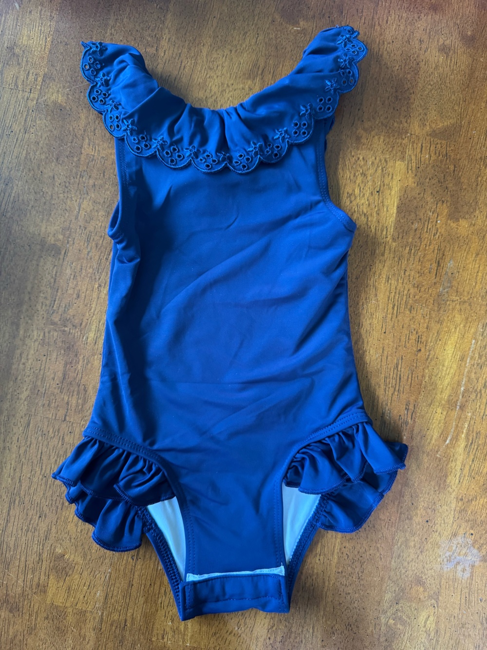 The Beaufort Bonnet Company Royal Blue Ruffle One-Piece Swimsuit